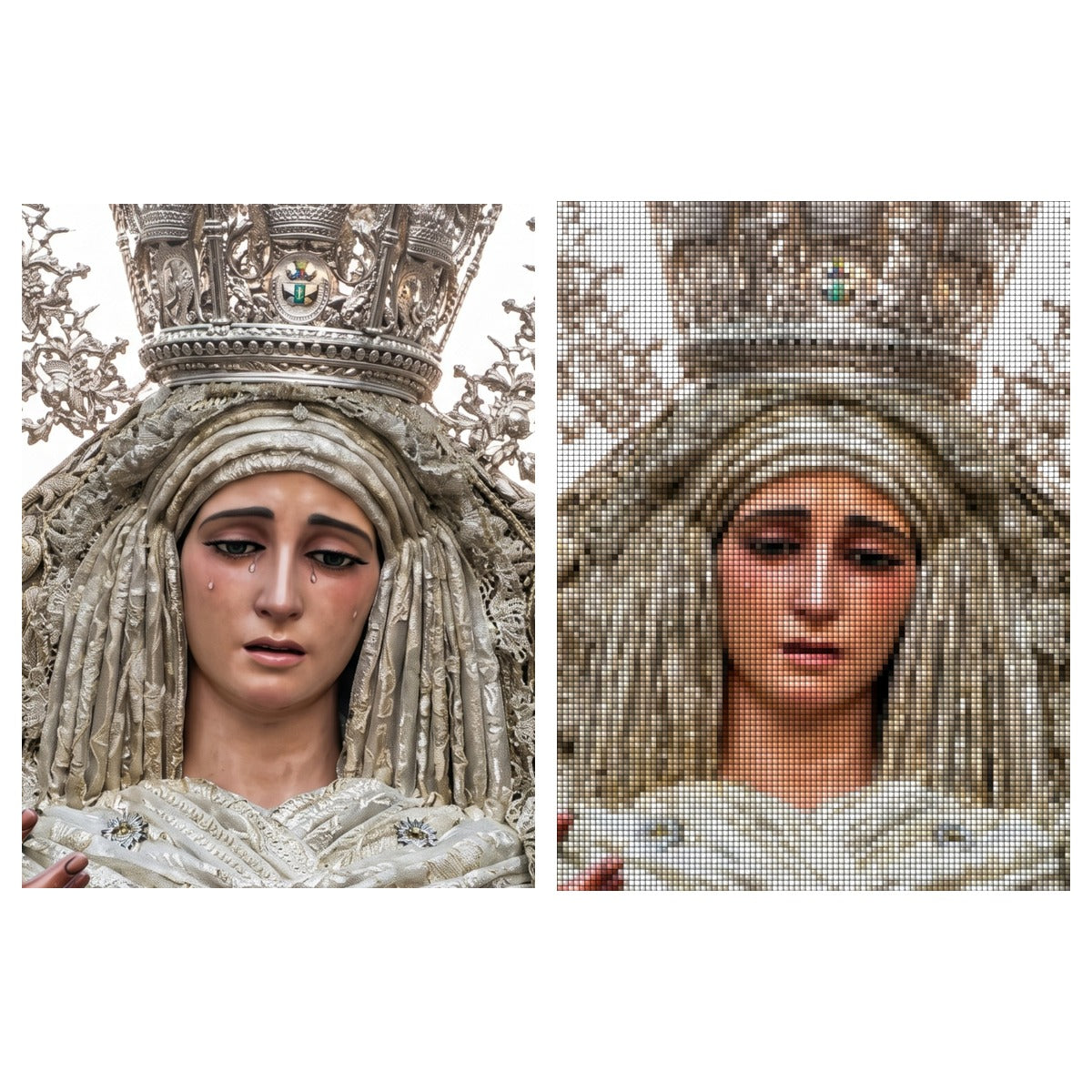 Puzzle de Diamantes Cofrades Sevilla - 30x40cm