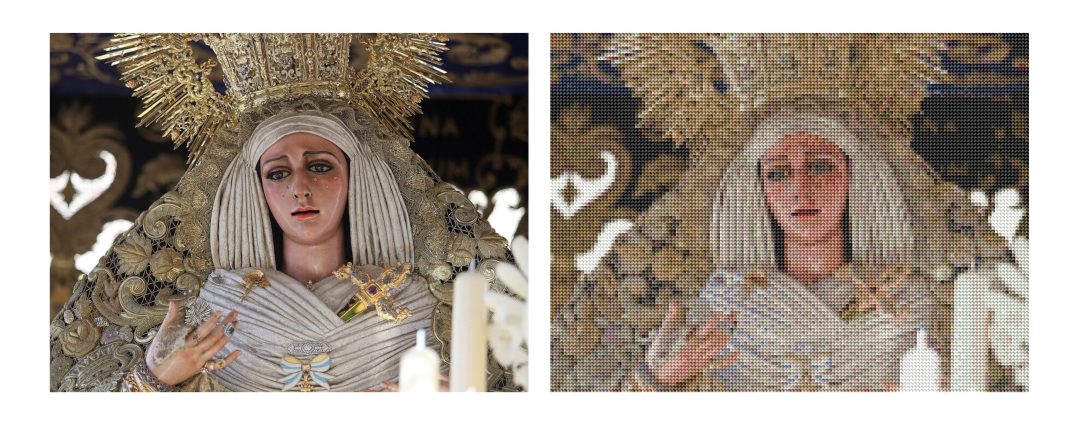 PUZZLE DE DIAMANTES COFRADES HUELVA