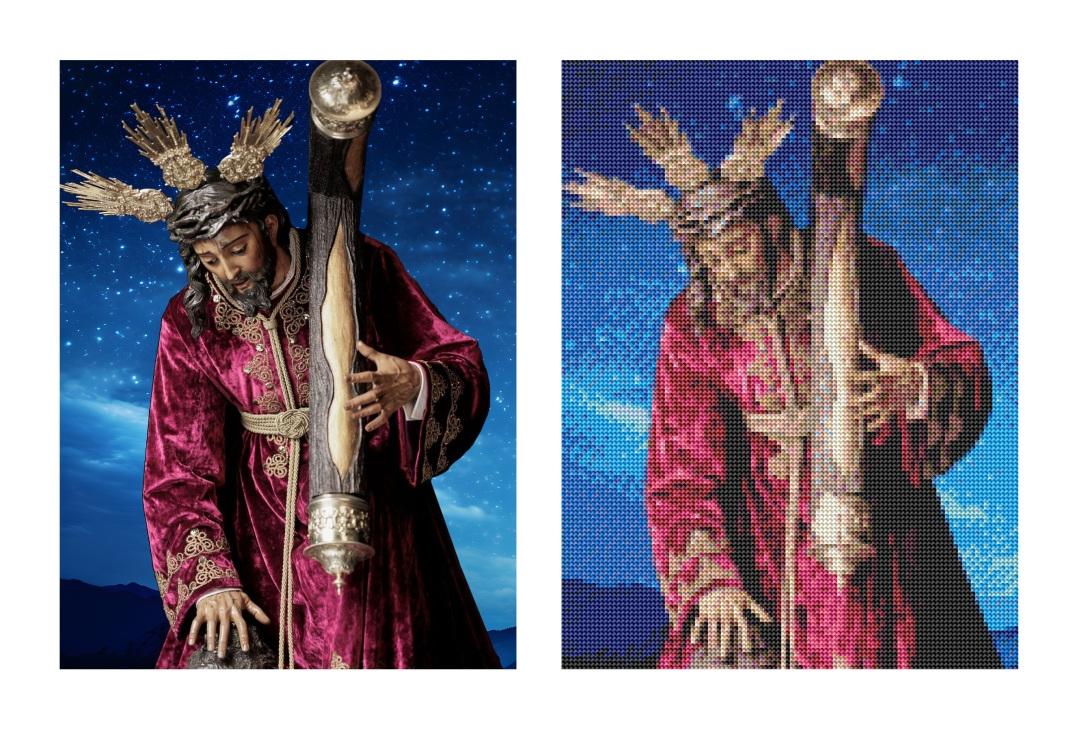 Puzzle de Diamantes Cofrades Sevilla - 30x40cm | 14 Imágenes Disponibles