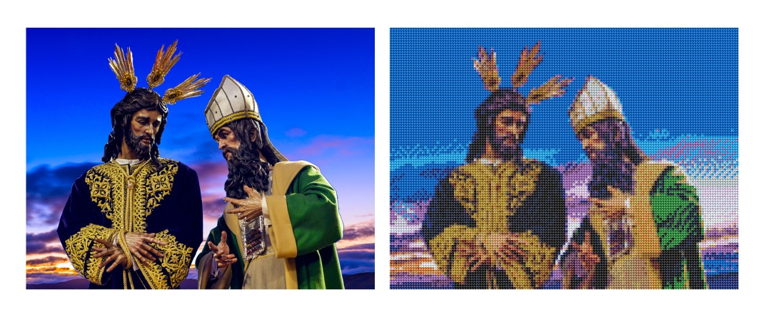 Puzzle de Diamantes Cofrades Sevilla - 30x40cm | 14 Imágenes Disponibles