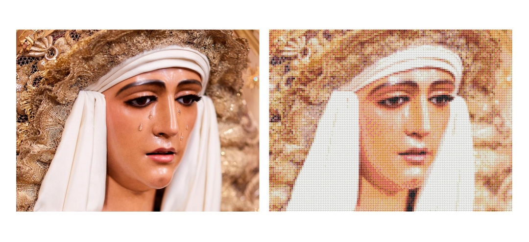 Puzzle de Diamantes Cofrades Sevilla - 30x40cm | 14 Imágenes Disponibles