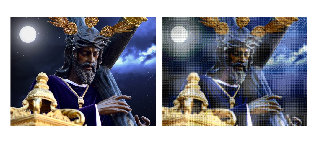 Puzzle de Diamantes Cofrades Sevilla - 30x40cm | 14 Imágenes Disponibles