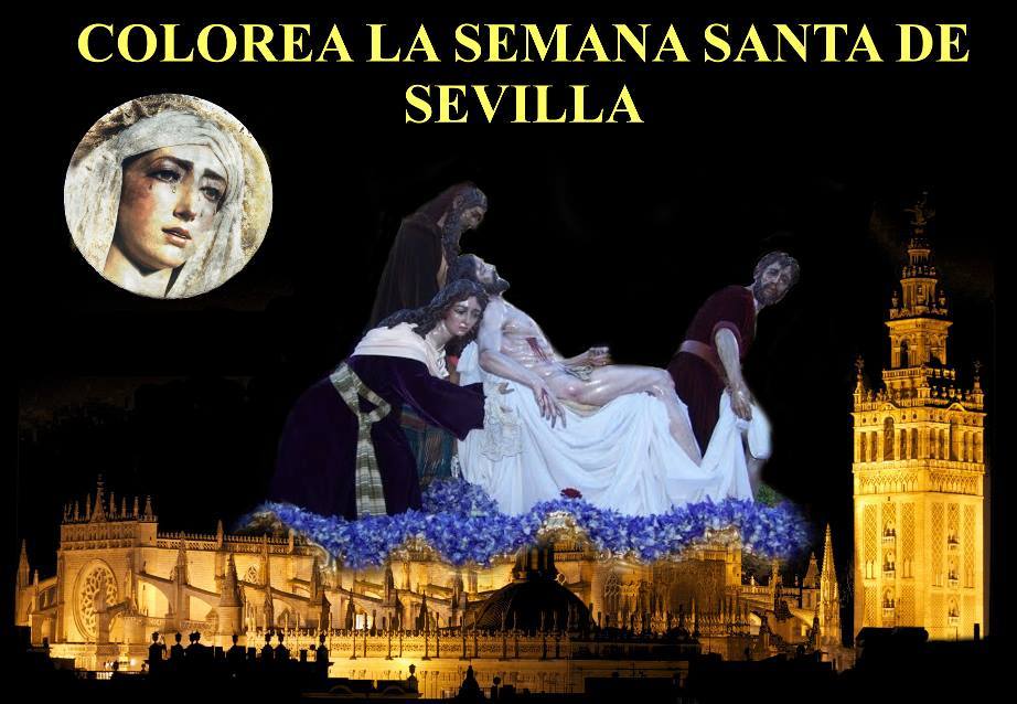 Colorea la Semana Santa de Sevilla